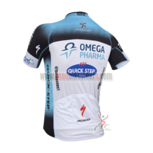 2013 Team Quick Step Cycle Jersey Blue White