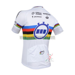 2013 Team Quick Step UCI Bike Jersey White
