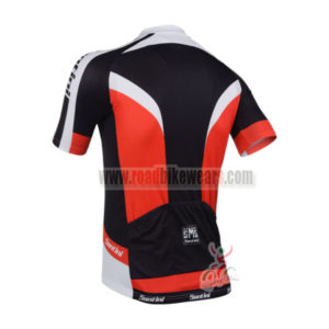 2013 Team SANTINI Bike Jersey Black White