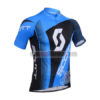 2013 Team SCOTT Cycling Short Jersey Blue Black