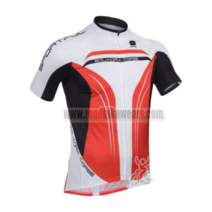 2013 Team SPORTFUL Riding Jersey White Red