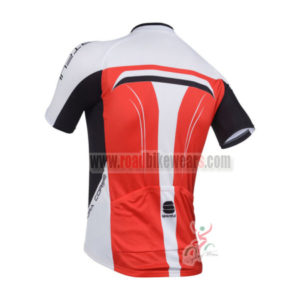 2013 Team SPORTFUL Riding Short Jersey White Red