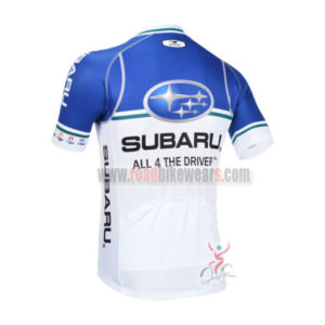 2013 Team SUBARU Pro Bike Jersey Blue White