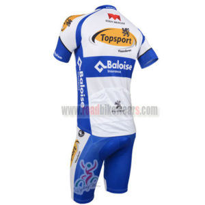 2013 Team Topsport Bike Kit White Blue