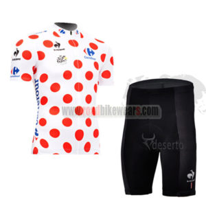 2013 Tour de France Cycling Polka Dot Jersey Kit