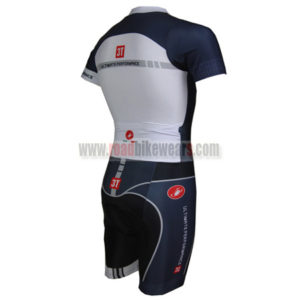 2015 Team 3T Short Sleeves Triathlon Biking Apparel Skinsuit Black White