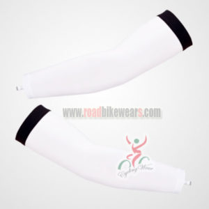 Pro Cycling Arm Warmers White