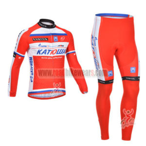 2013 Team KATUSHA Pro Cycling Kit Red
