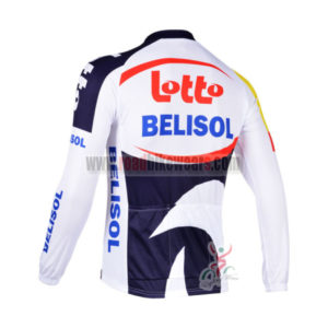 2013 Team LOTTO BELISOL Pro Cycle Long Sleeves Jersey
