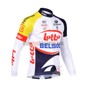 2013 Team LOTTO BELISOL Pro Cycling Long Sleeves Jersey