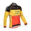 2013 Team QUICK STEP Cycling Long Jersey Red Yellow