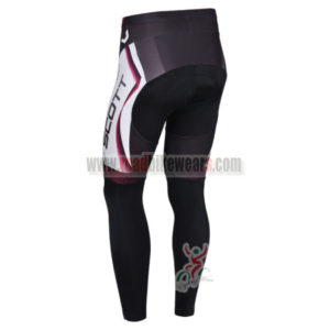2013 Team SCOTT Biking Long Pants White Black Purple