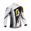 2013 Team SCOTT Pro Bike Jersey Long Sleeve White Black Yellow