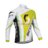 2013 Team SCOTT Pro Cycling Jersey Long Sleeve White Green