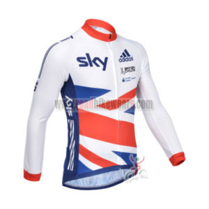 2013 Team SKY British Pro Cycling Long Jersey