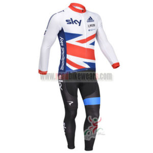 2013 Team SKY British Pro Cycling Long Kit