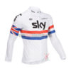 2013 Team SKY Pro Cycling Long Jersey White