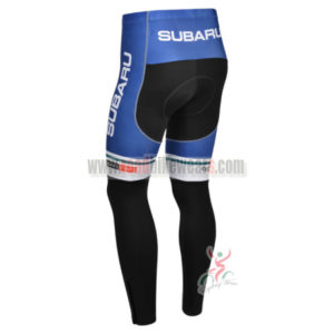 2013 Team SUBARU Biking Long Pants Blue White