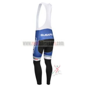 2013 Team SUBARU Riding Long Bib Pants Blue White