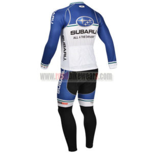 2013 Team SUBARU Riding Long Kit Blue White