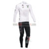 2013 Tour de France Pro Cycling Long Sleeve White Jersey Kit