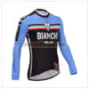 2014 Team BIANCHI Pro Cycling Long Jerey Blue Black