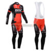 2014 Team BMC Cycling Long Bib Kit Red Black