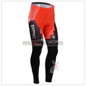 2014 Team BMC Cycling Long Pants Red Black