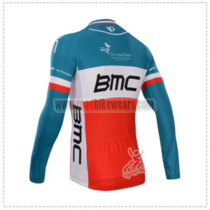 2014 Team BMC Pro Bicycle Long Jersey Blue Red