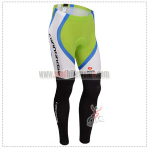 2014 Team CANNONDALE Pro Cycling Long Pants Green White