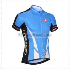 2014 Team CASTELLI Cycling Jersey Blue