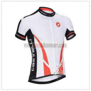 2014 Team CASTELLI Cycling Jersey White