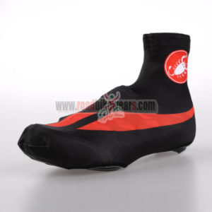2014 Team CASTELLI Cycling Shoes Cover Black Red