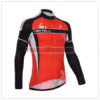 2014 Team Castelli Cycling Long Jersey Red