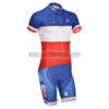 2014 Team FDJ Champion France Cycling Kit Blue White Red