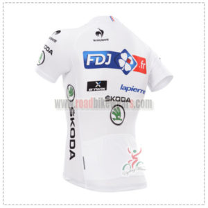 2014 Team FDJ Tour de France Bicycle Jersey White