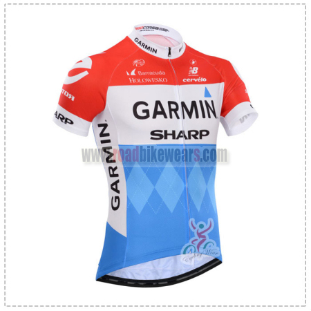 2014 Team GARMIN SHARP Bicycle Outfit Riding Top Shirt Maillot Cycliste Red | Bike Store