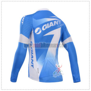 2014 Team GIANT Riding Long Jersey Blue