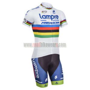 2014 Team Lampre MERIDA UCI Cycling White Jersey Kit