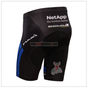2014 Team NetApp Pro Bike Shorts Blue White Black