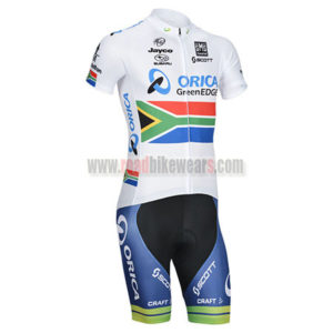 2014 Team ORICA GreenEDGE South Africa Cycling Kit White