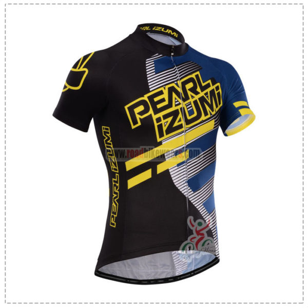 2014 Team PERAL IZUMI Cycling Jersey Black Blue