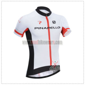 2014 Team PINARELLO Cycling Jersey White Red