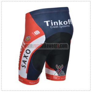 2014 Team SAXO BANK Bike Shorts Red
