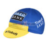 2014 Team SAXO BANK Cycling Cap Yellow Blue