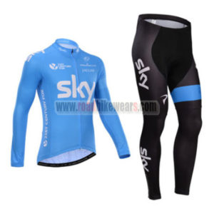 2014 Team SKY Pro Cycling Long Kit Blue