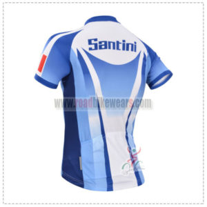 2014 Team Santini Bike Jersey Blue