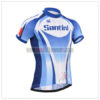 2014 Team Santini Cycling Jersey Blue