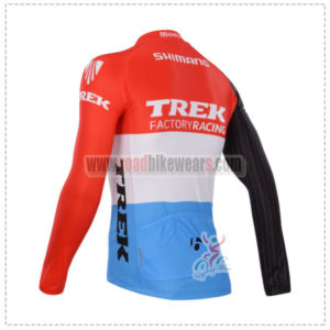 2014 Team TREK Bicycle Long Jersey Red Blue