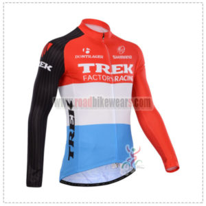 2014 Team TREK Cycling Long Jersey Red Blue